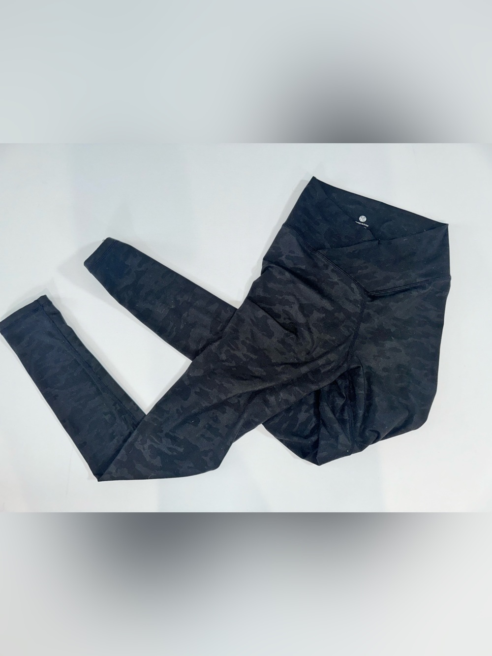 Til You Collapse Black Camo High-Waist Leggings